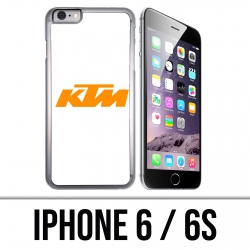 Funda iPhone 6 / 6S - Ktm Logo Fondo blanco