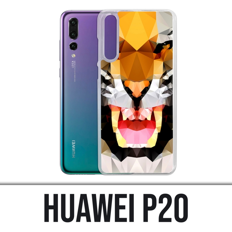 Funda Huawei P20 - Geometric Tiger
