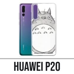 Custodia Huawei P20 - Totoro Drawing