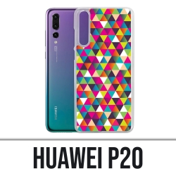 Huawei P20 case - Multicolored Triangle