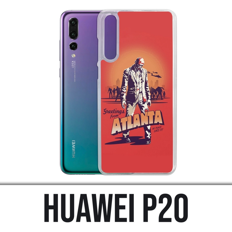 Huawei P20 case - Walking Dead Greetings From Atlanta