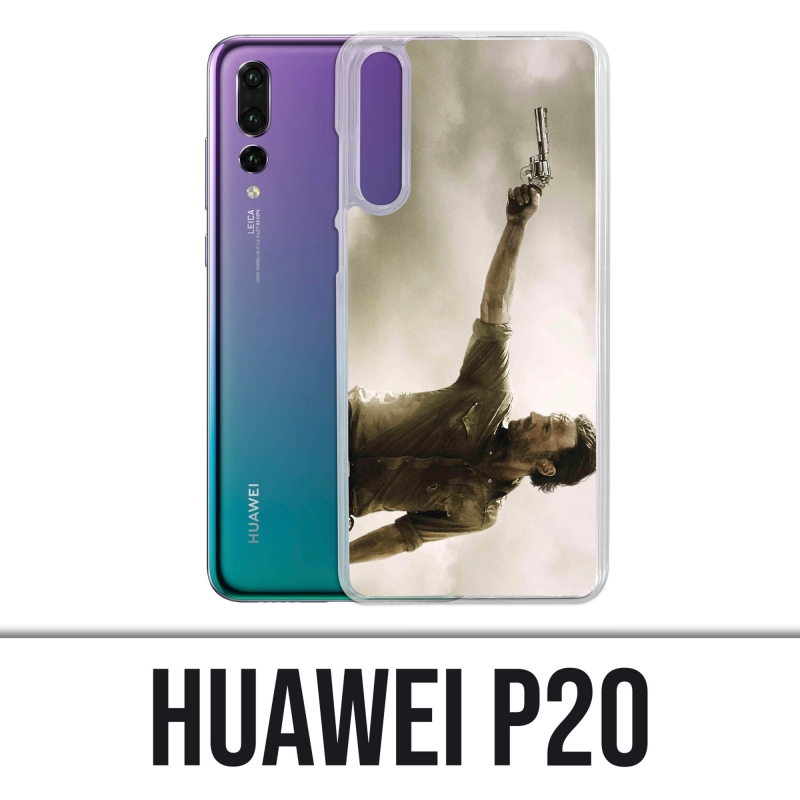 Huawei P20 Case - Walking Dead Gun