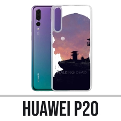 Coque Huawei P20 - Walking Dead Ombre Zombies