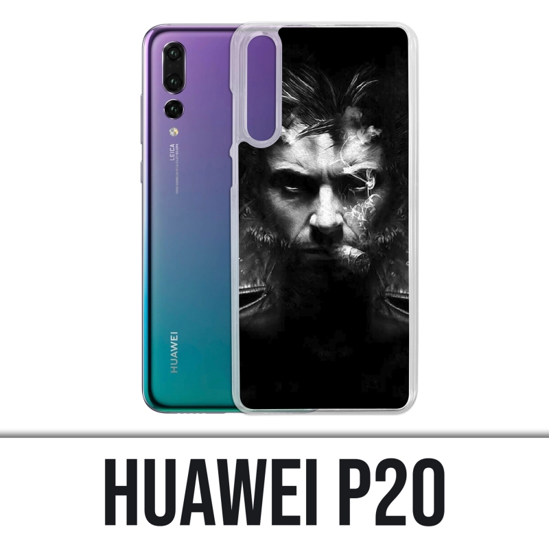 Coque Huawei P20 - Xmen Wolverine Cigare