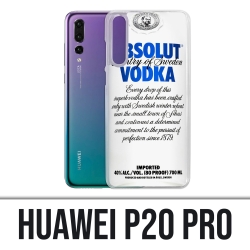 Coque Huawei P20 Pro - Absolut Vodka