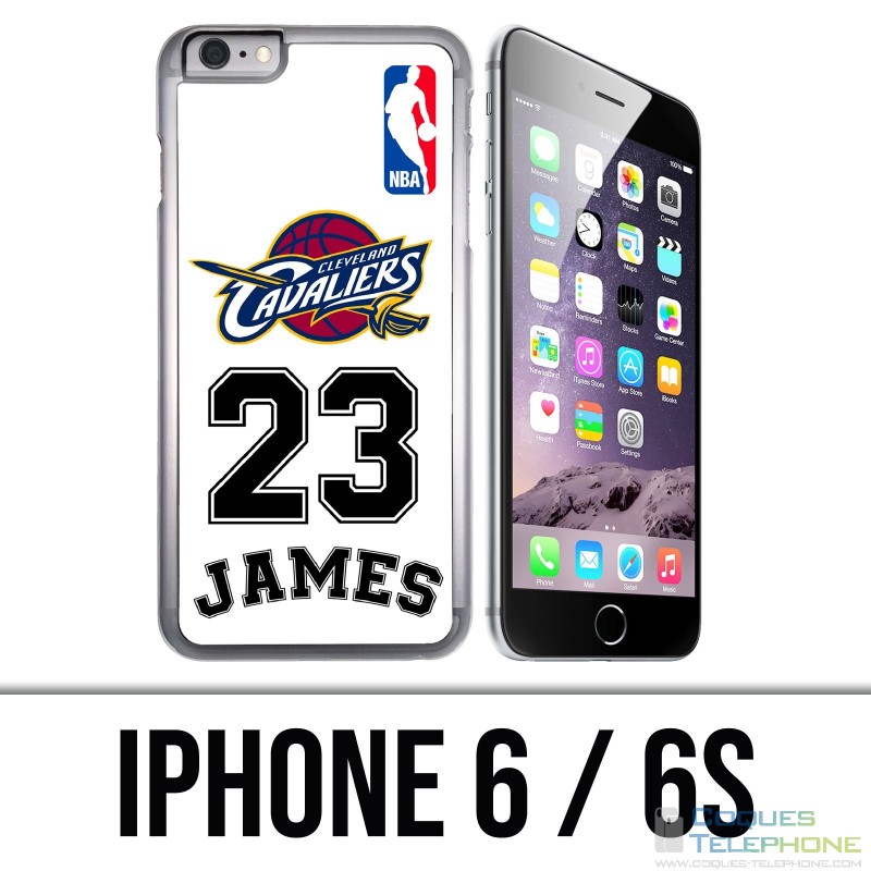 Coque iPhone 6 / 6S - Lebron James Blanc