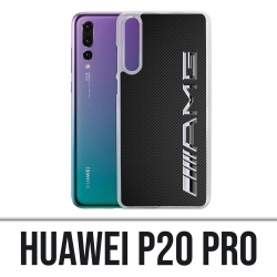 Huawei P20 Pro case - Amg Carbon Logo