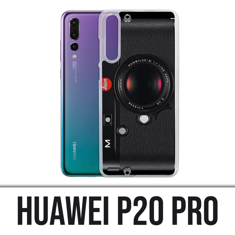 Coque Huawei P20 Pro - Appareil Photo Vintage Noir