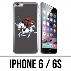 Coque iPhone 6 / 6S - Licorne Deadpool Spiderman