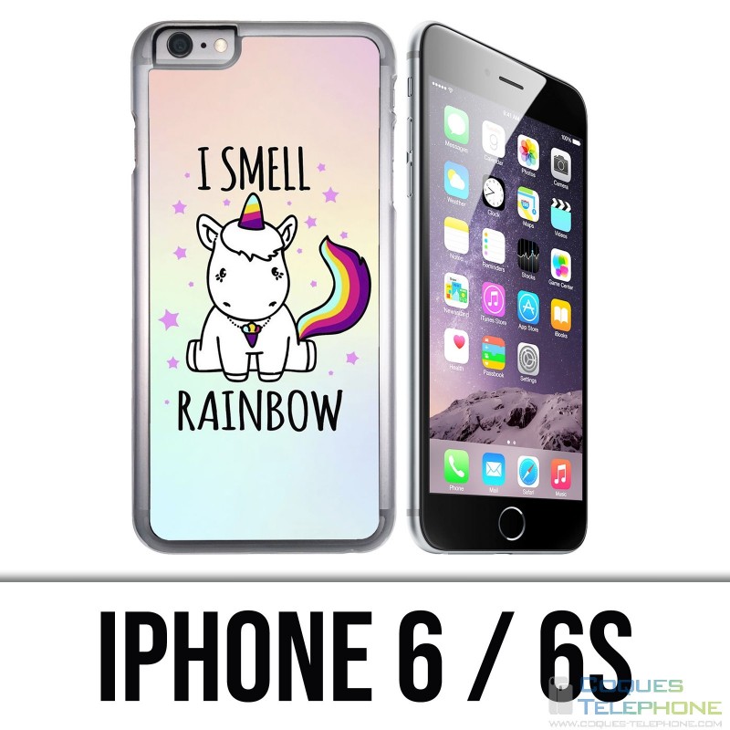 IPhone 6 / 6S Hülle - Unicorn I Smell Raimbow