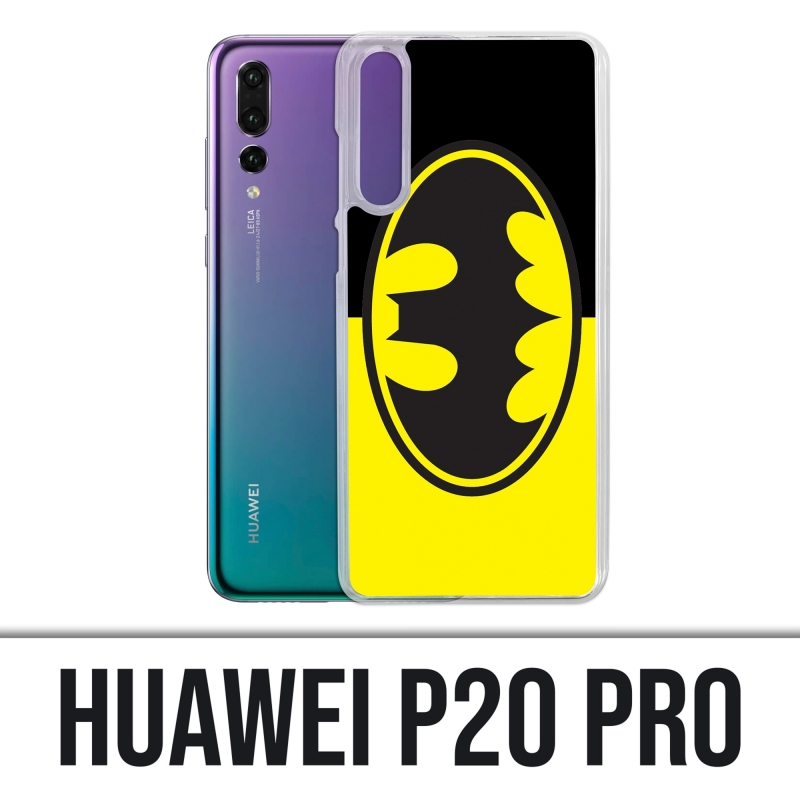 Huawei P20 Pro Hülle - Batman Logo Classic Gelb Schwarz