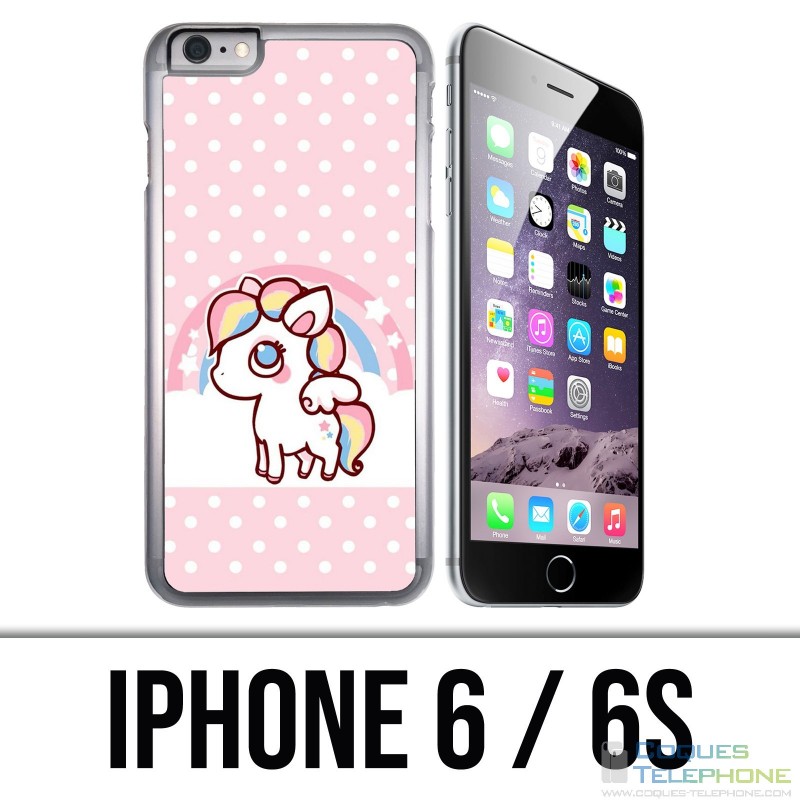 IPhone 6 / 6S Hülle - Unicorn Kawaii