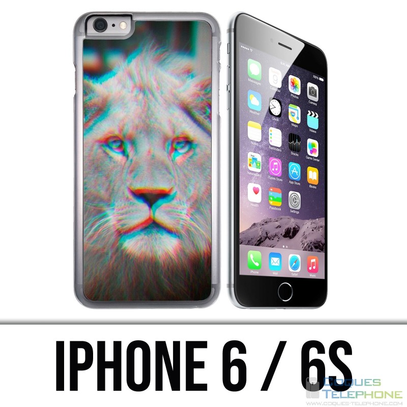 IPhone 6 / 6S Hülle - 3D Lion