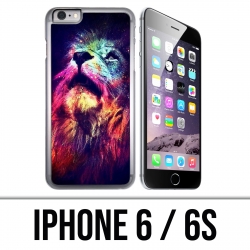 Coque iPhone 6 / 6S - Lion Galaxie