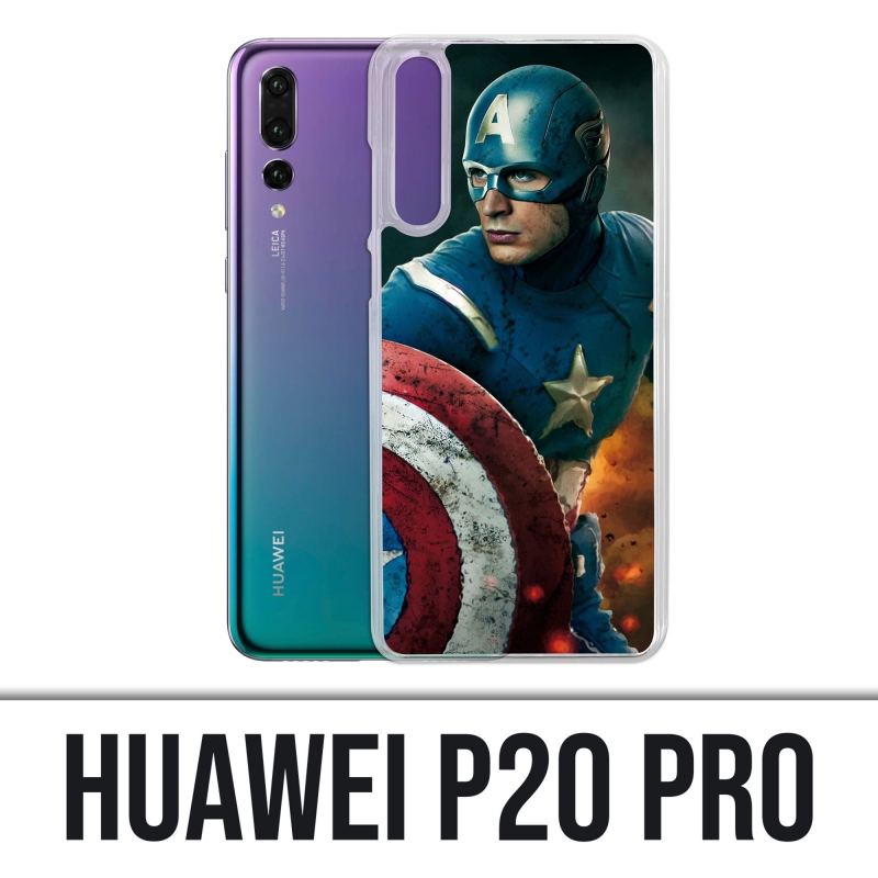 Funda Huawei P20 Pro - Captain America Comics Avengers