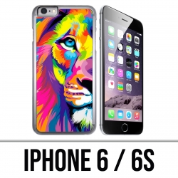 Coque iPhone 6 / 6S - Lion Multicolore