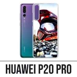 Huawei P20 Pro case - Moto Cross Helmet