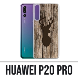 Custodia Huawei P20 Pro - Cervo di legno
