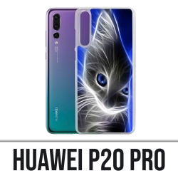 Coque Huawei P20 Pro - Chat Blue Eyes