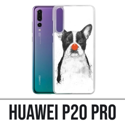 Coque Huawei P20 Pro - Chien Bouledogue Clown