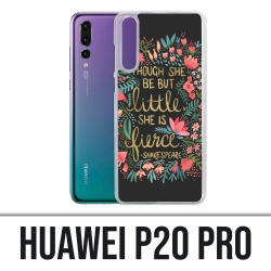 Custodia Huawei P20 Pro - citazione di Shakespeare