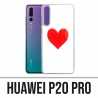 Custodia Huawei P20 Pro - Cuore rosso