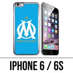 Coque iPhone 6 / 6S - Logo Om Marseille Bleu