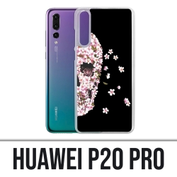 Huawei P20 Pro Case - Schädel Blumen