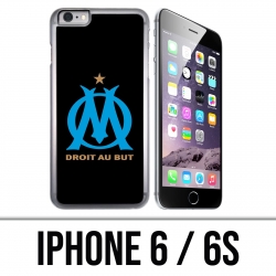 Coque iPhone 6 / 6S - Logo Om Marseille Noir