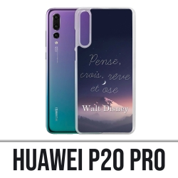 Custodia Huawei P20 Pro - Disney Quote Think Think Reve