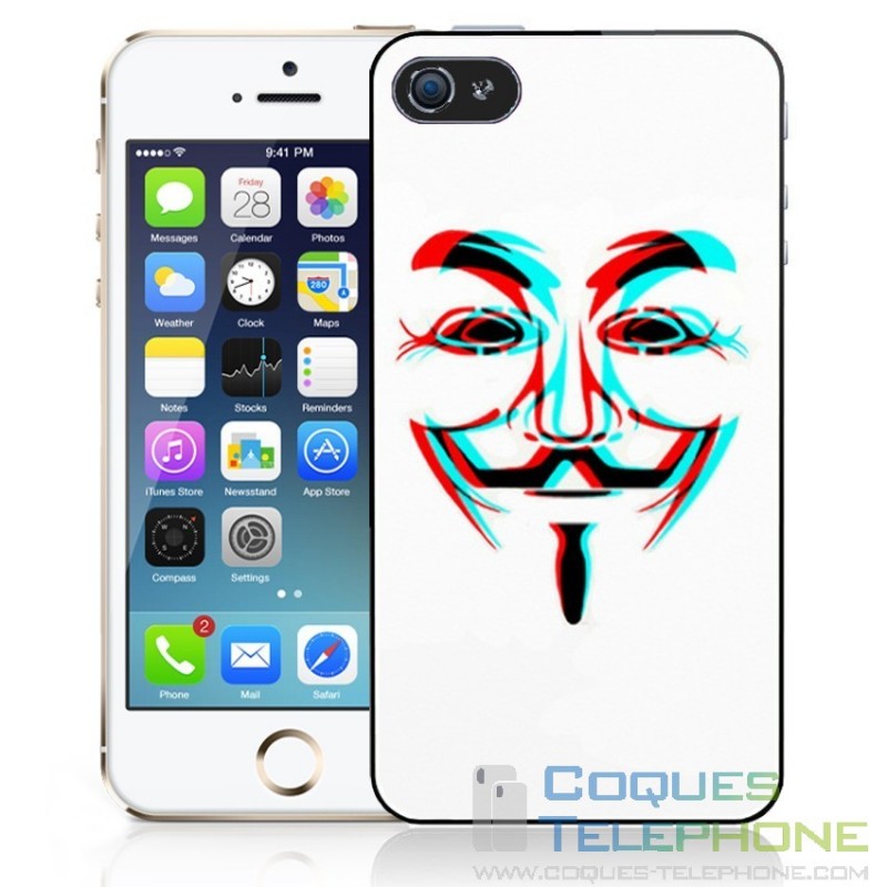 Coque téléphone Anonymous 3D