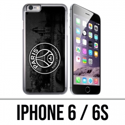 Coque iPhone 6 / 6S - Logo Psg Fond Black
