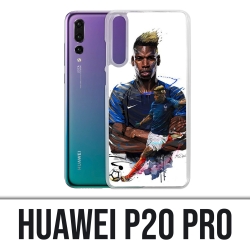 Huawei P20 Pro Case - Fußball Frankreich Pogba Zeichnung