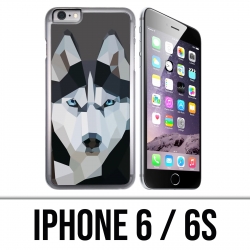 Coque iPhone 6 / 6S - Loup Husky Origami