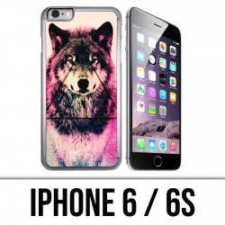 Coque iPhone 6 / 6S - Loup Triangle