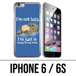 Custodia per iPhone 6 / 6S - Loutre Not Lazy