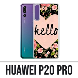 Funda Huawei P20 Pro - Hola Corazón Rosa