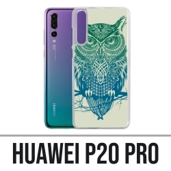 Huawei P20 Pro Case - abstrakte Eule