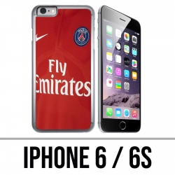 Coque iPhone 6 / 6S - Maillot Rouge Psg