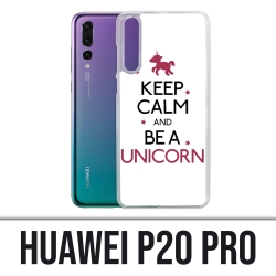 Huawei P20 Pro case - Keep Calm Unicorn Unicorn