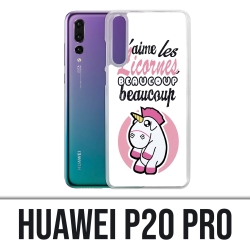 Coque Huawei P20 Pro - Licornes
