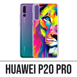 Huawei P20 Pro Hülle - Mehrfarbiger Löwe