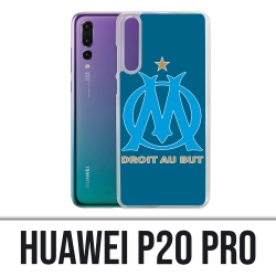 Coque Huawei P20 Pro - Logo Om Marseille Big Fond Bleu