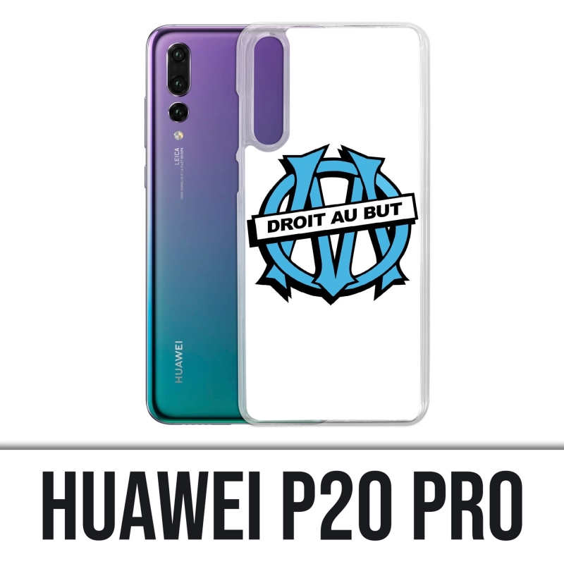 Coque Huawei P20 Pro - Logo Om Marseille Droit Au But
