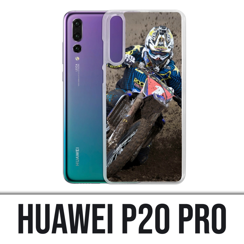 Coque Huawei P20 Pro - Motocross Boue