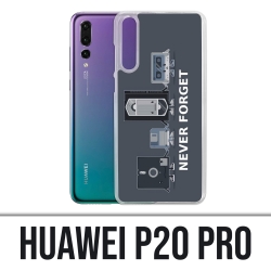 Coque Huawei P20 Pro - Never Forget Vintage