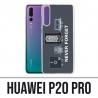 Huawei P20 Pro case - Never Forget Vintage