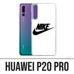 Custodia Huawei P20 Pro - Logo Nike bianco
