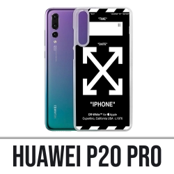 Custodia Huawei P20 Pro - Nero bianco sporco