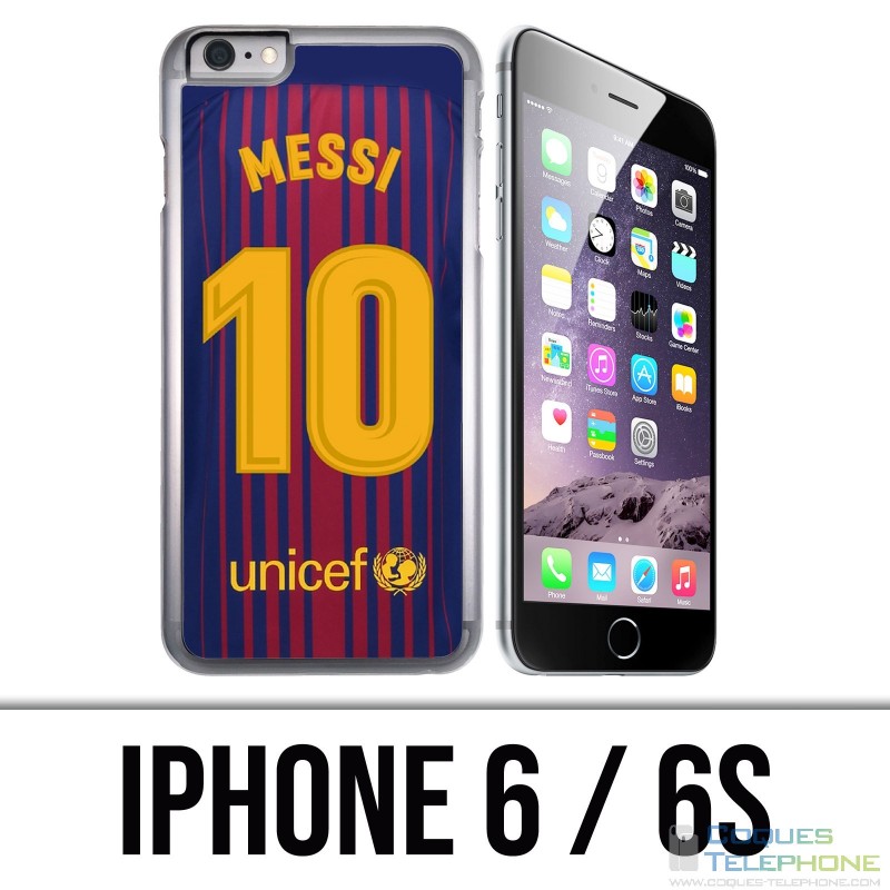 Custodia per iPhone 6 / 6S - Messi Barcelona 10